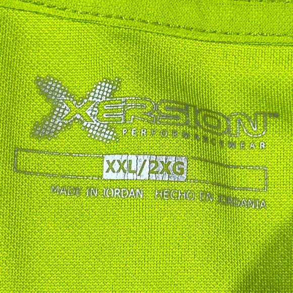 Xersion Men’s 2XL Green Black Performance Sleeveless Athletic Training Shirt - Picture 3 of 6